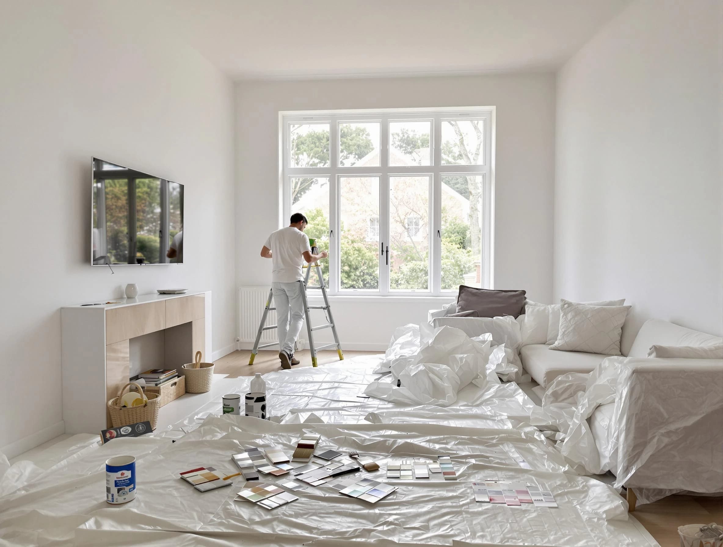 Garfield Heights House Painters professional applying interior paint in Garfield Heights, OH